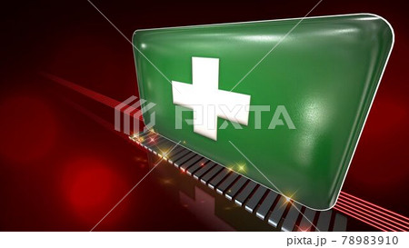 床に映るマッドな労働衛生旗3-2-3 床に映るマッドな労働衛生旗3-2-3 78983910