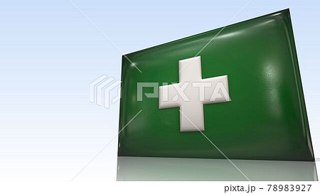 床に映るマッドな労働衛生旗1-3-3 78983927