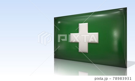 床に映るマッドな労働衛生旗1-1-3 78983931