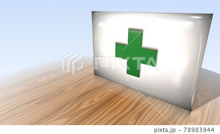 床に映るマッドな緑十字旗4-2-3 床に映るマッドな緑十字旗4-2-3 78983944