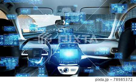 自動運転車のコックピット 運転支援システム 自動運転車のコックピット 運転支援システム 78985372