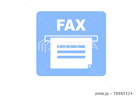 FAX アイコン ベクターイラスト FAX アイコン ベクターイラスト 78985524
