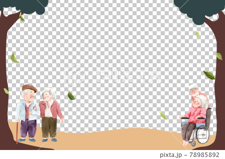 Happy grandparent frame watercolor Happy grandparent frame watercolor 78985892