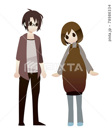 出産を控えている夫婦 78986334