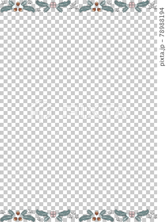 シダやシイの実の奄美植物背景のテンプレート縦 シダやシイの実の奄美植物背景のテンプレート縦 78988194