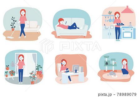 趣味を楽しむ女性のライフスタイル 趣味を楽しむ女性のライフスタイル 78989079