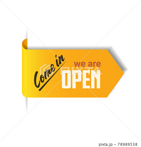 Come In We Are Open Sticker Coronavirus のイラスト素材 7538 Come In We Are Open Sticker Coronavirus のイラスト素材 7538