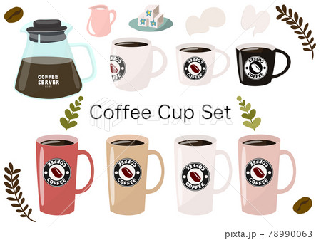 coffee cup sticker set coffee cup sticker set 78990063