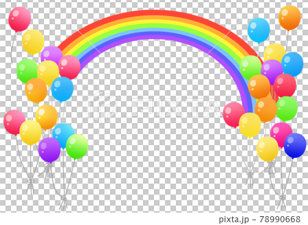 彩虹氣球框材料 78990668