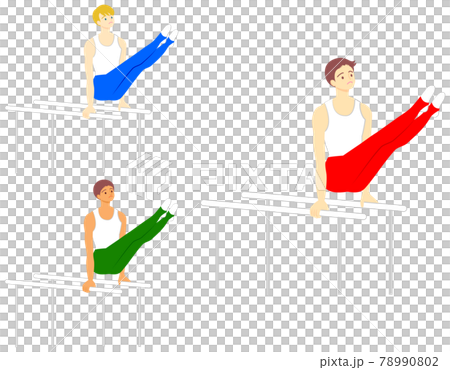 體操男子雙槓 體操男子雙槓 78990802
