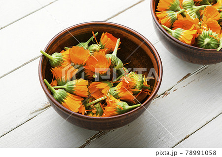 Marigold flowers or calendula,Chinese herbal medicine 78991058