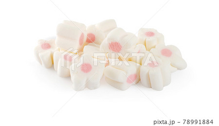 Marshmallows an isolated on white background 78991884