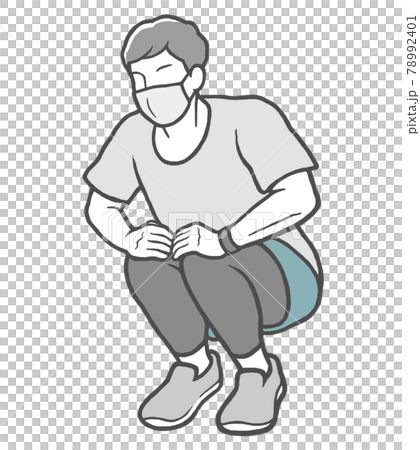 マスク 屈伸 男性 ストレッチ 外 マスク 屈伸 男性 ストレッチ 外 78992401