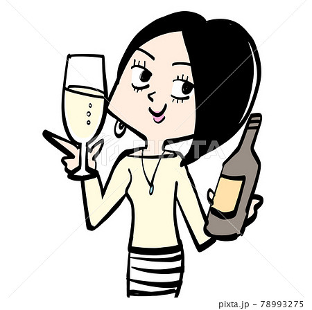 お酒と女性 お酒と女性 78993275