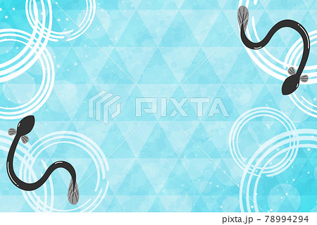 うなぎの背景　長方形　鱗模様　水彩風 78994294