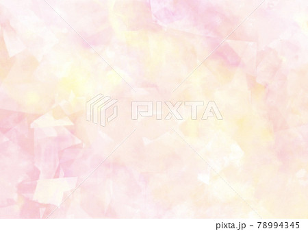 ピンクと黄色の可愛いテクスチャ背景のイラスト素材