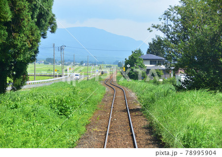 2020年夏の山形鉄道フラワー長井線と車窓からの風景 2020年夏の山形鉄道フラワー長井線と車窓からの風景 78995904