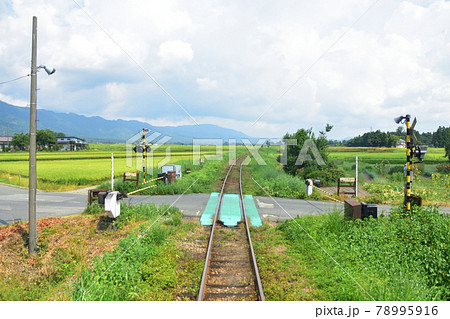 2020年夏の山形鉄道フラワー長井線と車窓からの風景 78995916