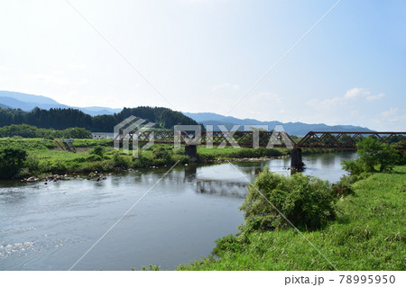 2020年夏の山形鉄道フラワー長井線と車窓からの風景 2020年夏の山形鉄道フラワー長井線と車窓からの風景 78995950