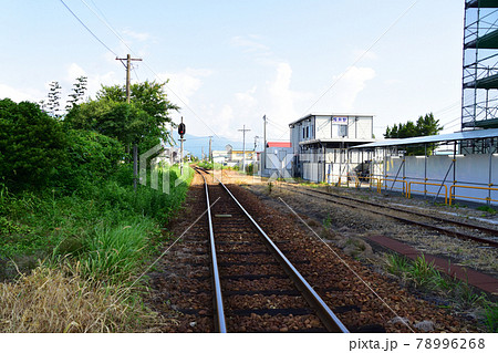 2020年夏の山形鉄道フラワー長井線と車窓風景及び沿線の風景 78996268