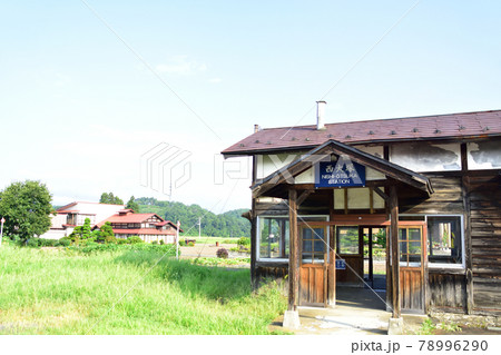 2020年夏の山形鉄道フラワー長井線と車窓風景及び沿線の風景 78996290