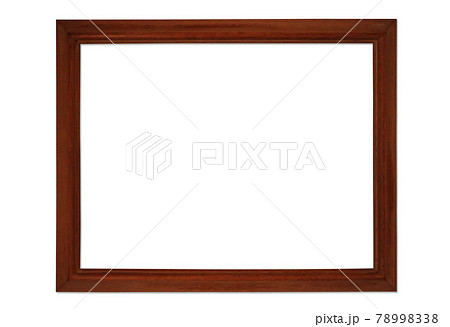 木製の額縁 クリッピングパス付き 78998338