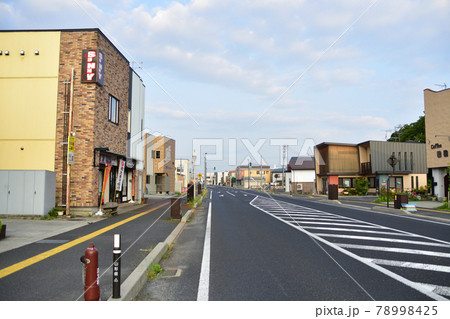 2020年夏、山形県南陽市の街並み 78998425