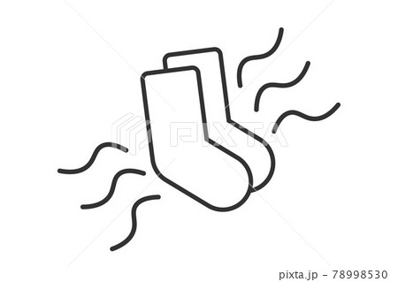 臭い靴下　ベクターイラスト 78998530