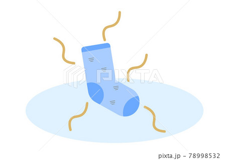 臭い靴下　ベクターイラスト 78998532