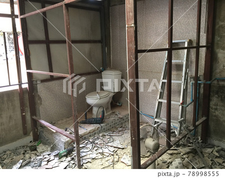 broken old toilet before renovate broken old toilet before renovate 78998555
