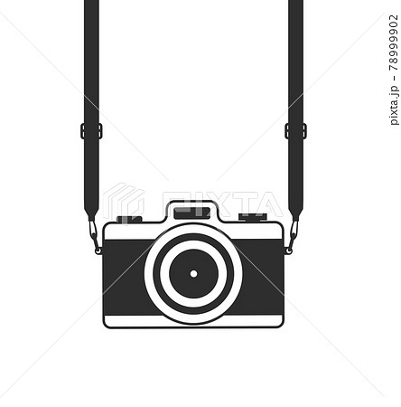 hanging vintage camera icon vector 78999902