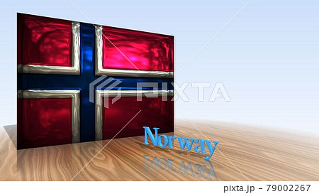 床に映るNorwayの国旗とテキスト4-1-1 床に映るNorwayの国旗とテキスト4-1-1 79002267