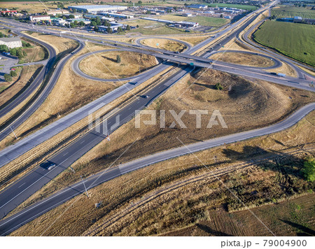 highway intersection aerial view highway intersection aerial view 79004900
