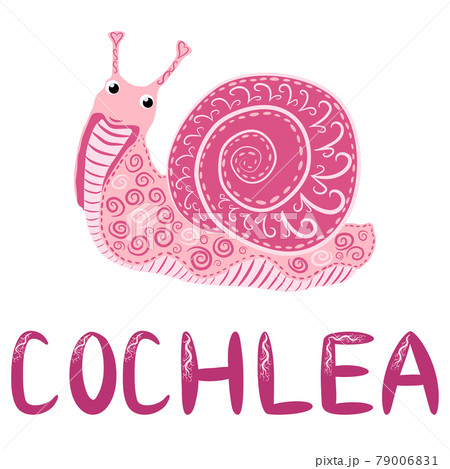 Pink Snail beautiful character, Scandinavian style, hand drawn and signed Pink Snail beautiful character, Scandinavian style, hand drawn and signed 79006831