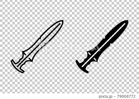 草薙剣のアイコン：線と塗り 79008772