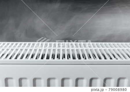 heating radiator with warm steam 79008980