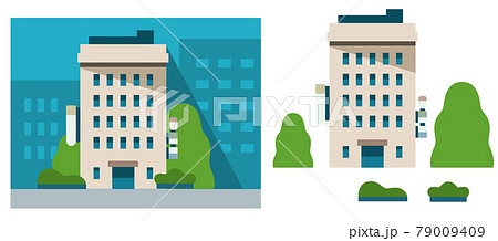 ビルのイラスト素材のイラスト素材