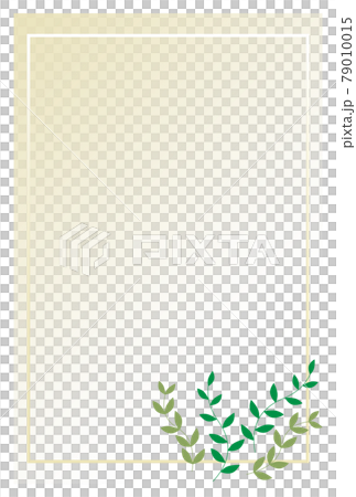 喪中はがき シンプルな草の背景 喪中はがき シンプルな草の背景 79010015