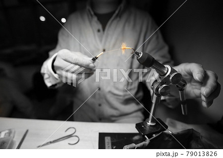 フライフィッシングの道具たち 79013826