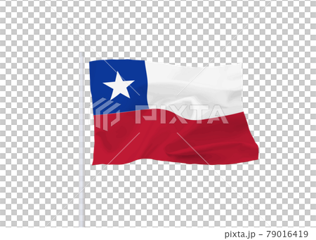 チリ共和国の国旗 79016419