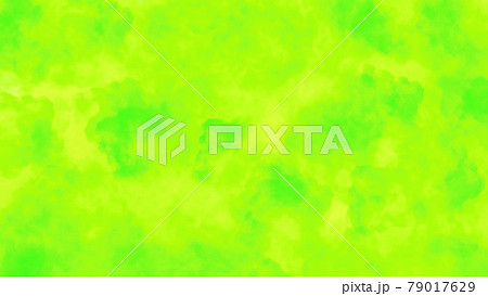 新茶や若葉を連想させる鮮やかな黄緑草色の水彩風テクスチャのイラスト素材