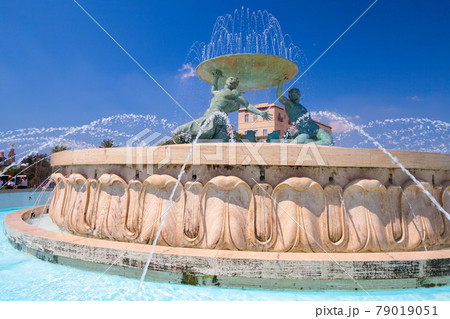 Tritons Fountain. Valletta, Malta 79019051