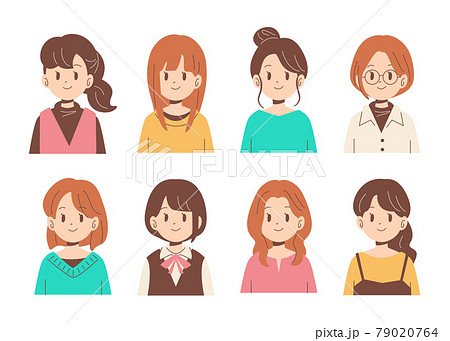 若い女性セット 79020764