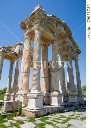 トルコの古代都市 世界遺産エフェソス遺跡 イズミール トルコの古代都市 世界遺産エフェソス遺跡 イズミール 79023789