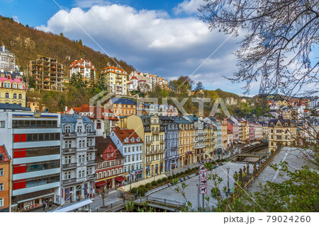 City center of Karlovy Vary, Czech republic City center of Karlovy Vary, Czech republic 79024260