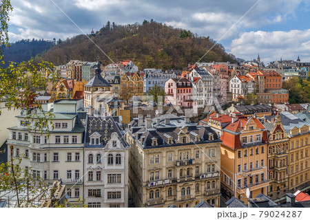 View of Karlovy Vary, Czech republic View of Karlovy Vary, Czech republic 79024287