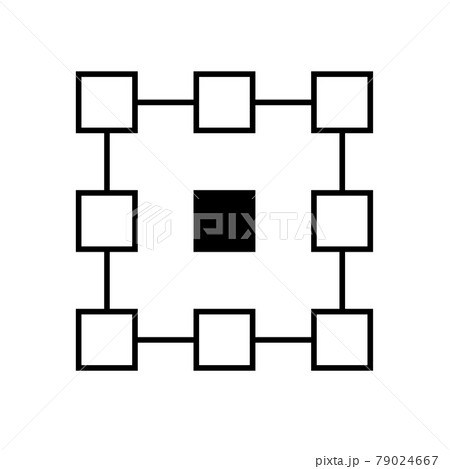 align center icon on white background. flat style. align center icon on white background. flat style. 79024667