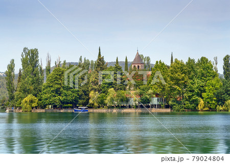 Visovac Island in Krka park, Croatia Visovac Island in Krka park, Croatia 79024804