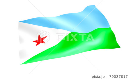 ジブチ国旗 79027817