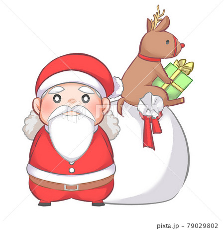クリスマスとサンタクロース 79029802